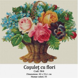 Kit goblen Cosulet cu flori